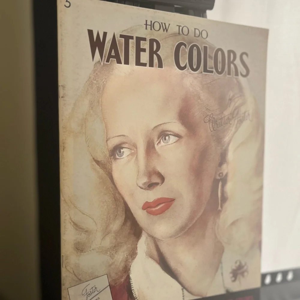 Vintage: How To Do Water Colors By Walter Foster - Picture 1 of 4